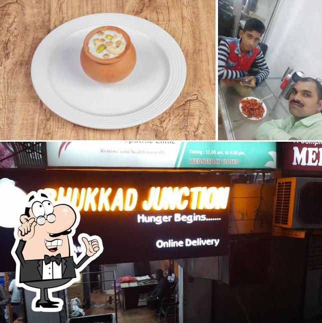 Take a seat at one of the tables at Bhukkad Junction - Hunger Begins From Here