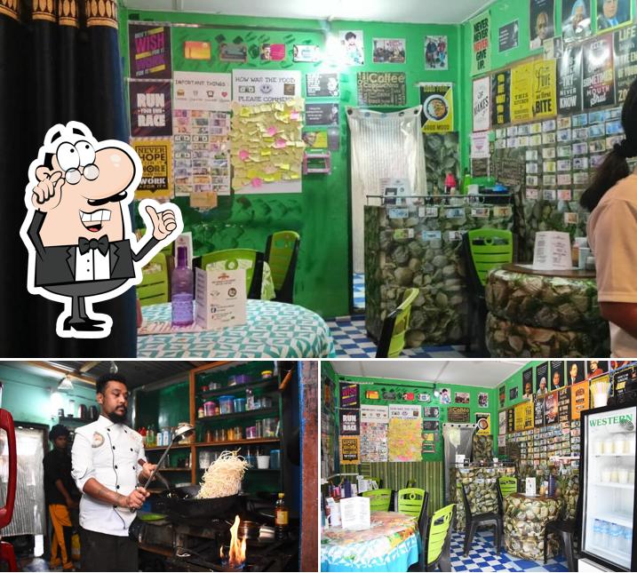 The photo of interior and beverage at Chef Bikram Ka Restaurant