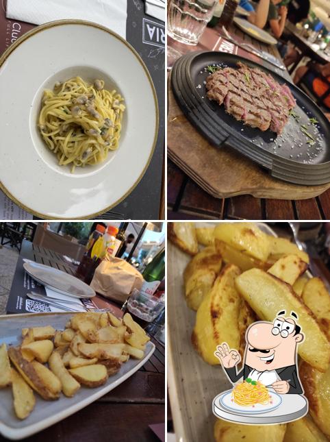 Spaghetti alla carbonara al Braceria dei Pini