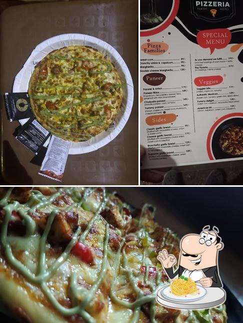 Spaghetti carbonara at The Pizzeria