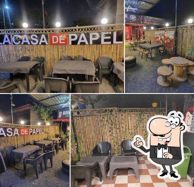 The interior of Bella ciao, Cafe