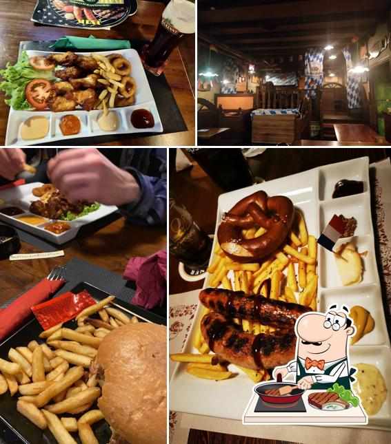 Ordina i un pasto a base di carne a BlackStone Pub