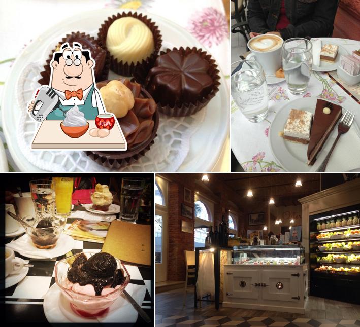 Kavana Kontinental offre un'ampia selezione di dessert