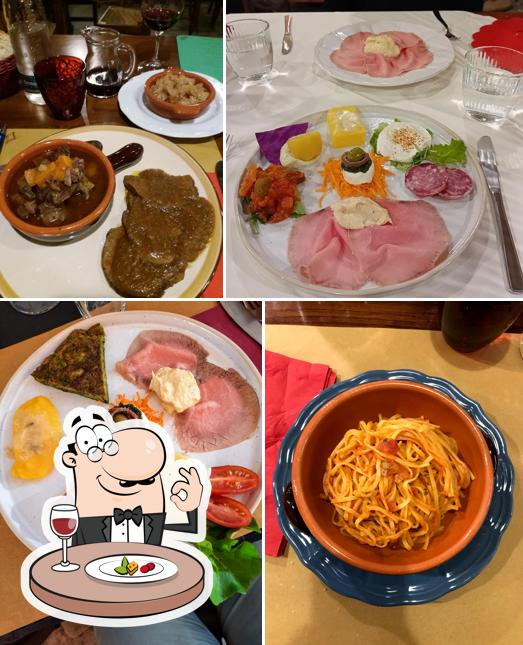 Platti al Osteria Della Luce