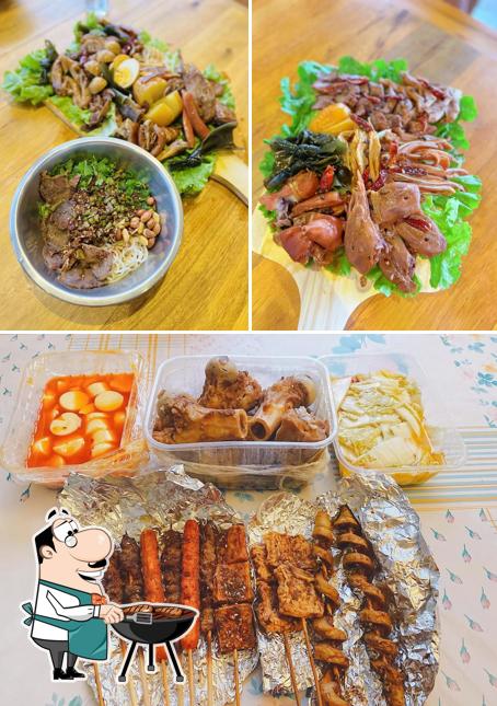 熊猫烧烤 oferece pratos de carne