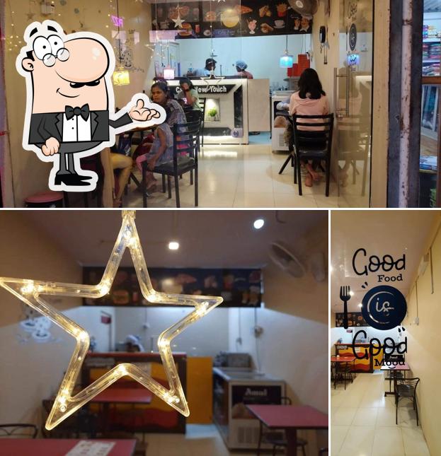 The interior of Cafe New Touch