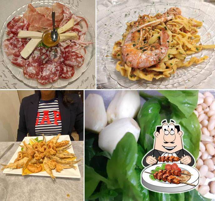 Platti al Osteria Le Chiocciole