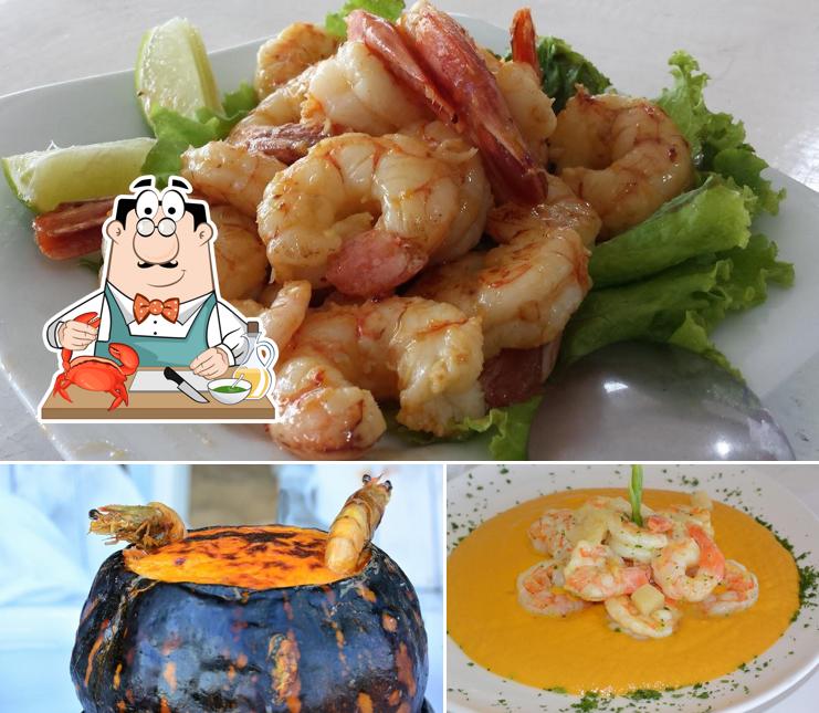 Consiga frutos do mar no Barraca do Faria