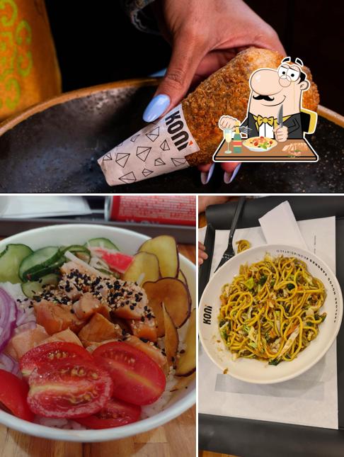 Platos en Koni - Restaurante de Comida Japonesa