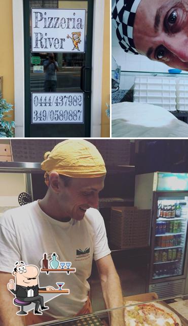 Dai un'occhiata agli interni di Pizzeria d'Asporto River