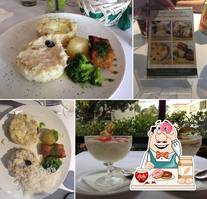 Não esqueça de experimentar uma sobremesa no Restaurante Dona Florinda