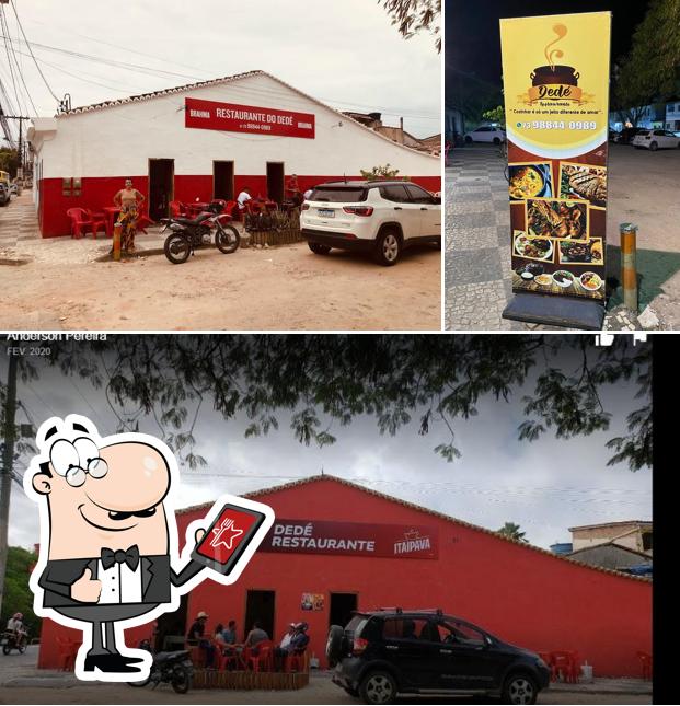 O exterior do Restaurante Do Dedé