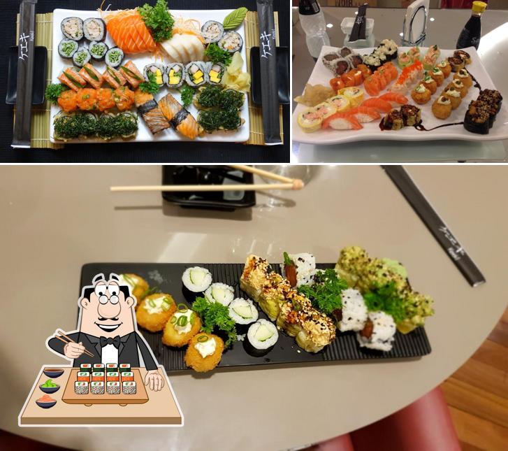 Presenteie-se com sushi no Keeki