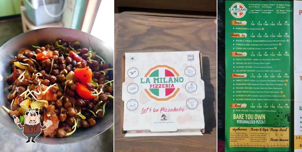 Meals at La Milano Pizzeria