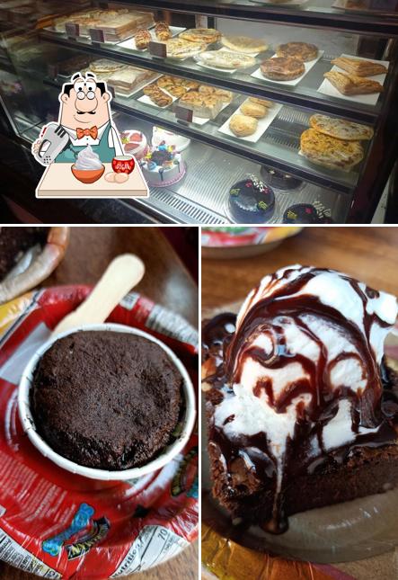 Barista provides a range of sweet dishes