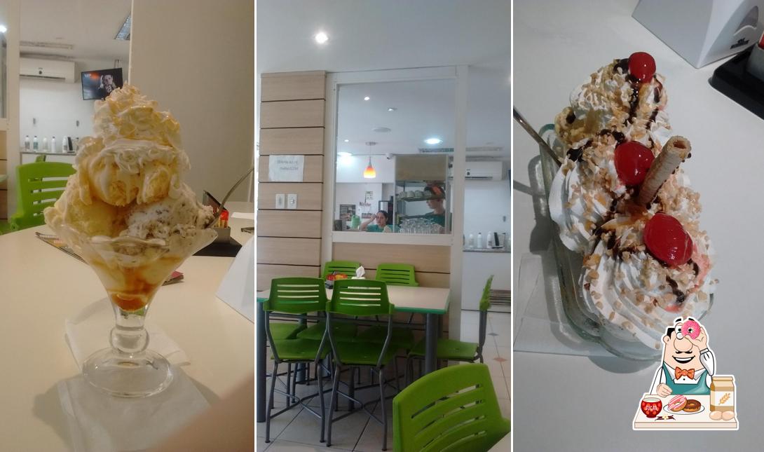 Não esqueça de experimentar uma sobremesa no Mabys Sorveteria e Pastelaria