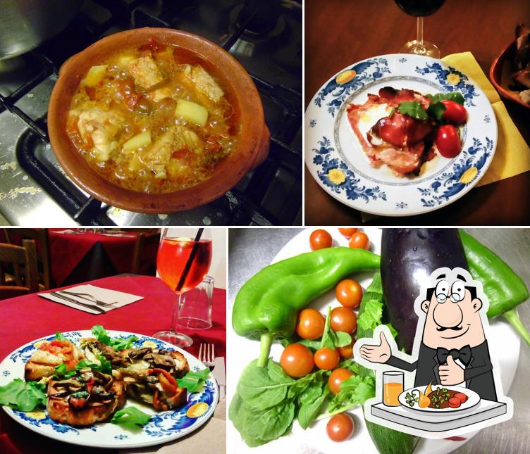 Platti al Pizzeria La Tana dal 1968