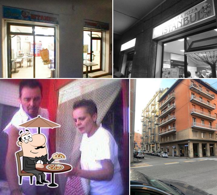 Questa è la foto che presenta la esterno e interni di Gran Kebab E Pizza Istanbul