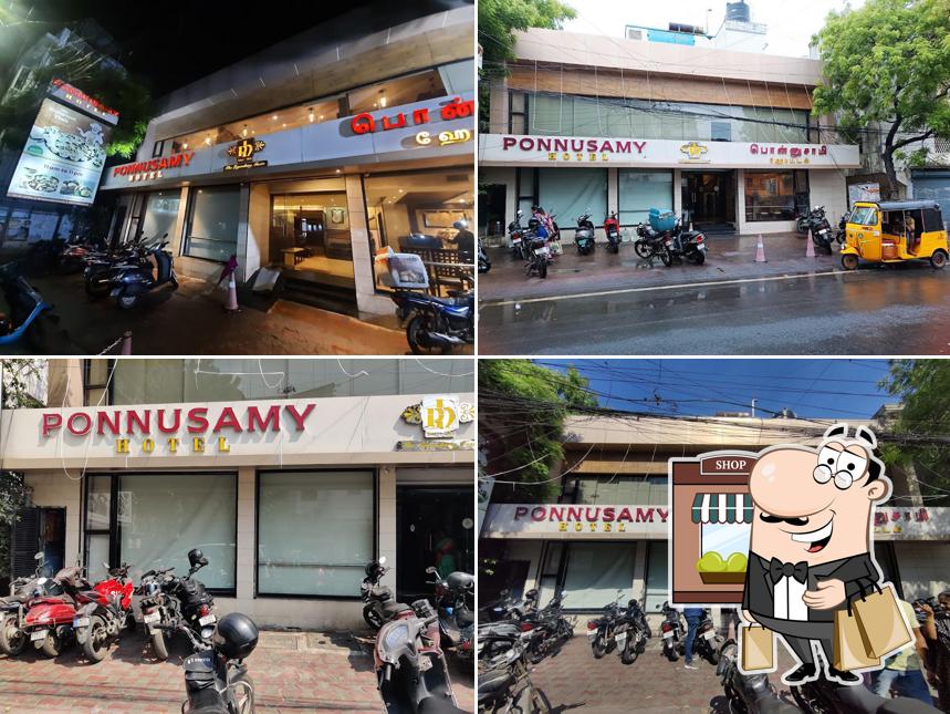 Enjoy the view outside Ponnusamy Hotel