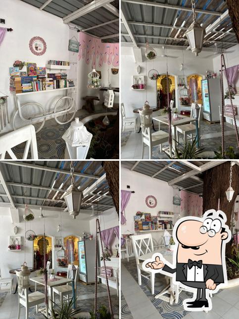 The interior of Bunnykins Cafe