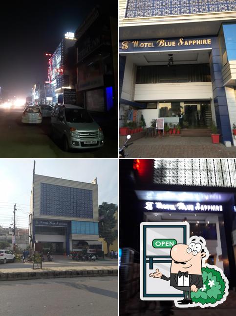 Check out the exterior of Motel Blue Sapphire