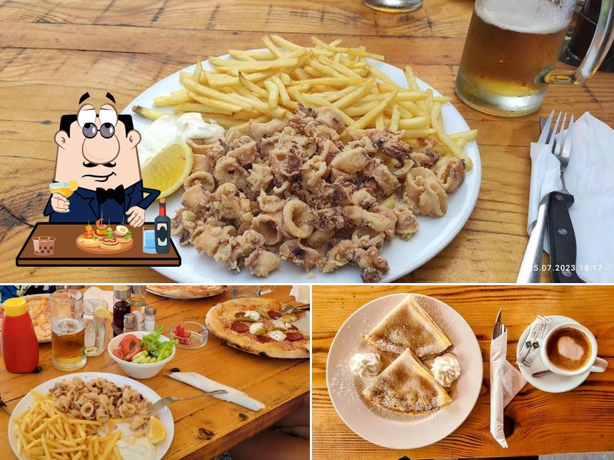 Bruschette al Beach bar Lucija