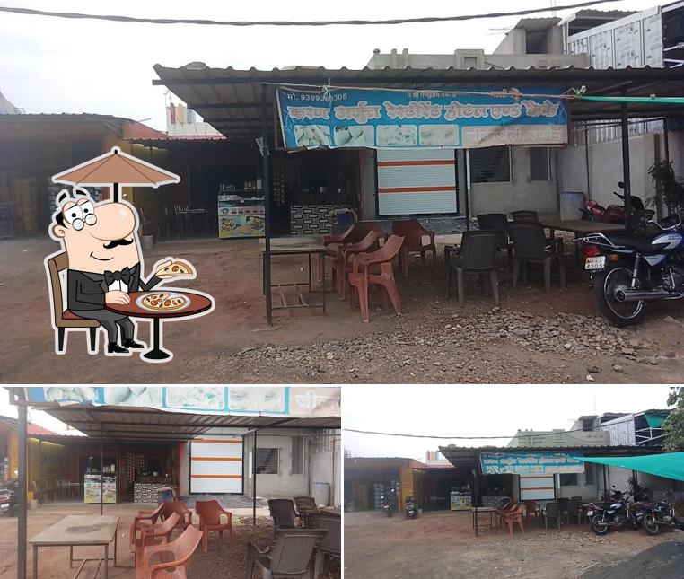 The exterior of Karan Arjun Hotel and Restaurants