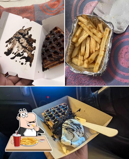 French fries at The Waffle Chef