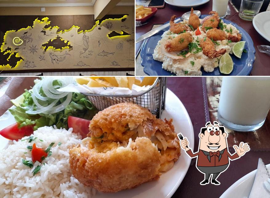 Platos en Restaurante Caramujo - Paraty