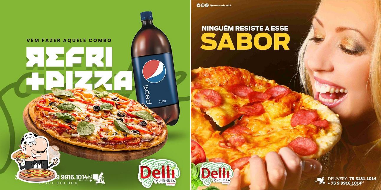 No Deli Pizza, você pode conseguir pizza