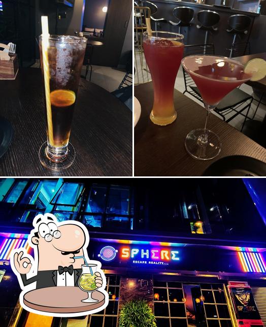 The restaurant's drink and exterior