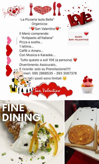 Platti al Pizzeria Isola Bella