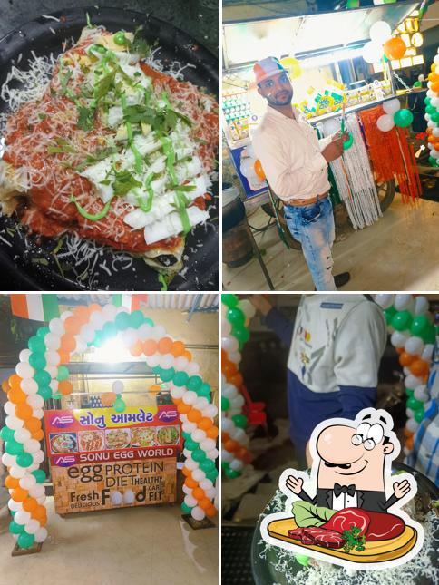 Beef carpaccio at Sonu Egg World - Best Egg Restaurant