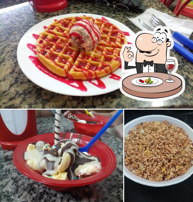 Platos en Sorveteria Point Nevaska