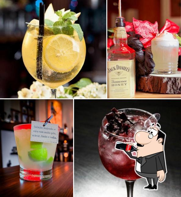 Peça uma bebida do menu