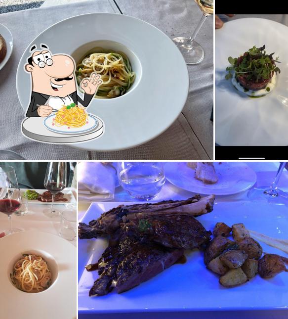 Spaghetti à la carbonara à Ristorante Moda Venue