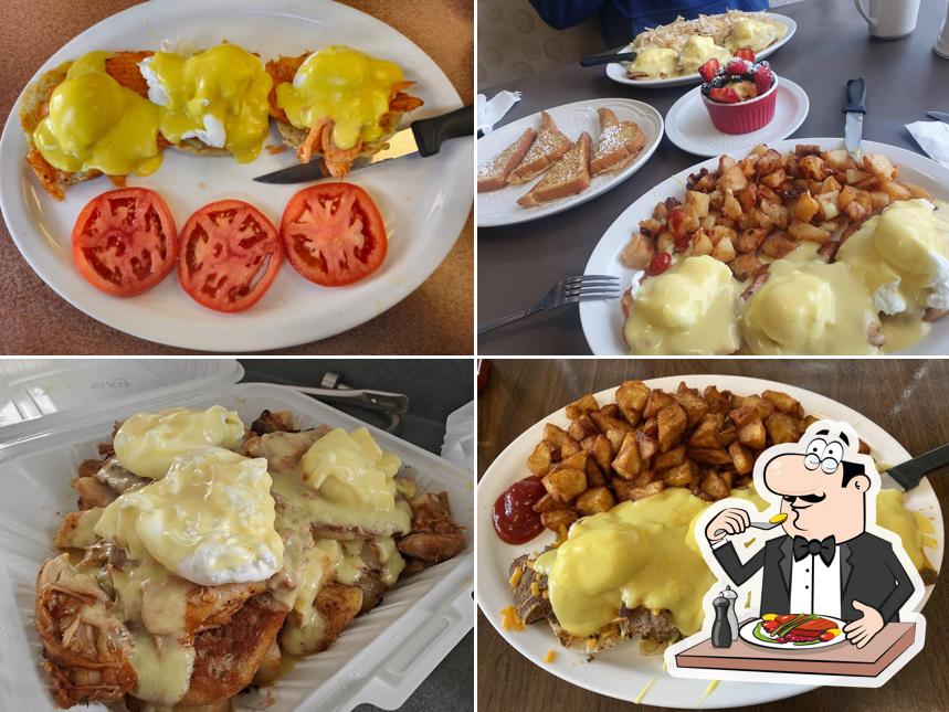 Œufs bénédicte à The Blue Rooster