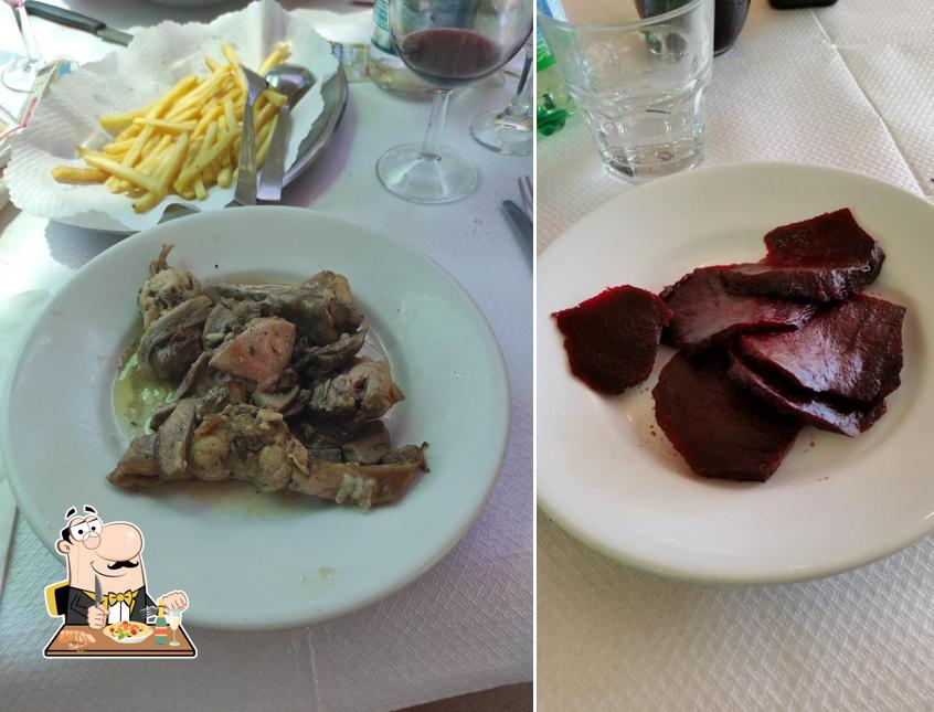 Cibo al Trattoria Crista