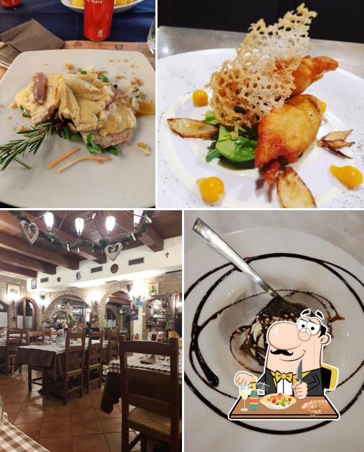 Platti al Trattoria Alla Gradea