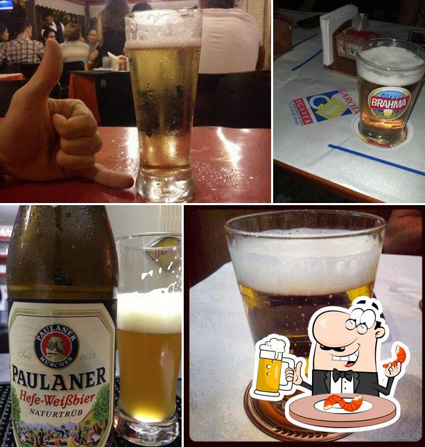 Você pode tomar um copo de cerveja leve ou escura