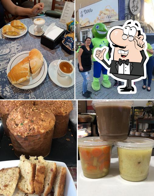 O interior do Dama Panificadora