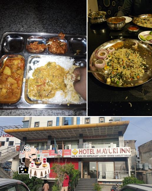 This is the image depicting food and exterior at Mayuri Multi cusine