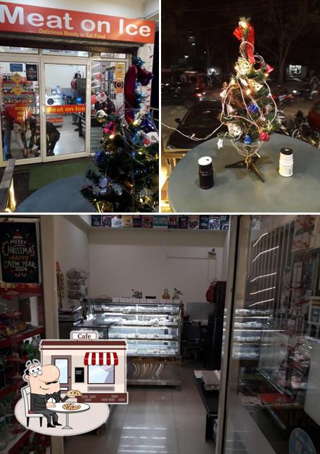 The image of exterior and interior at Meat on Ice