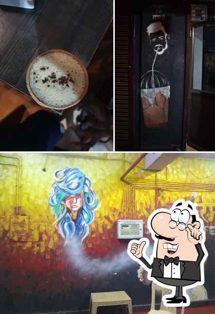 The photo of interior and food at Tafri Tandoori Cafe