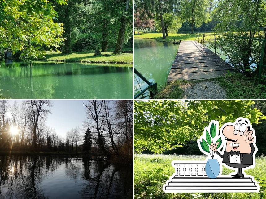 Goditi la vista dagli esterni di Štirje ribniki