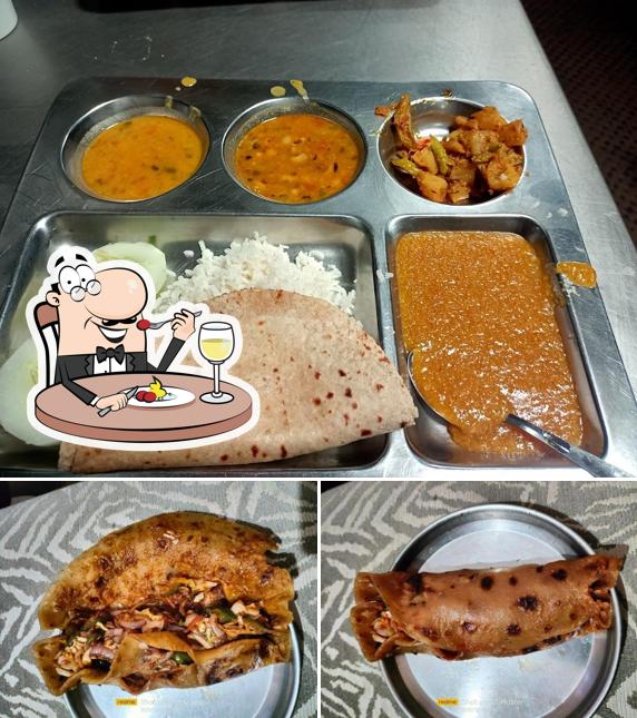 Food at Karnavat Bhojan Prasadi