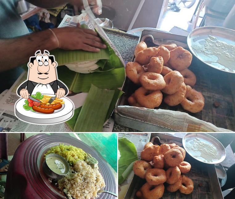 Food at Idli Centre(manjus hotel)