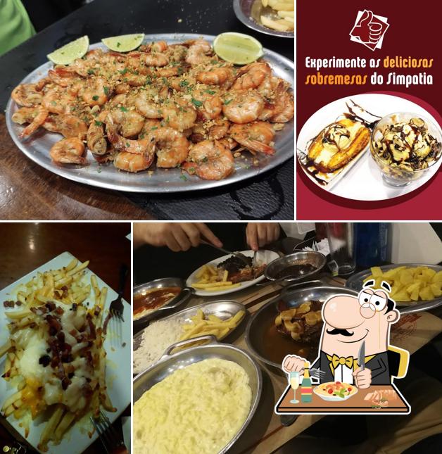 Platos en Simpatia Bar