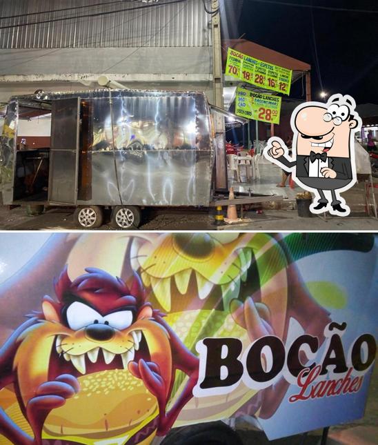 O exterior do Bocão Lanches
