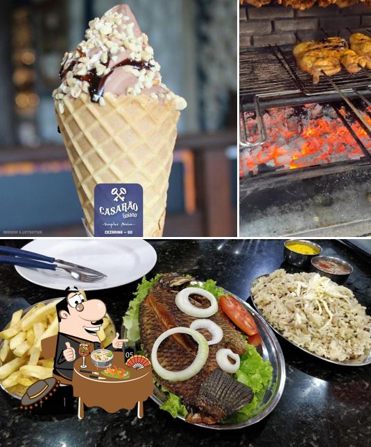 Comida em Churrascaria Casarão